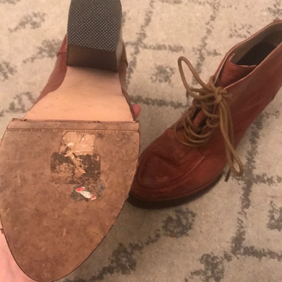 Aldo Platform Booties - Brown Leather - Picture 7 of 7